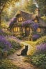 Mini Lavender Cottage - Cross Stitch Chart @ (image for) Mini Lavender Cottage - Cross Stitch Chart @