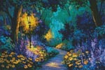 (image for) Mini Magical Garden Pathway - Cross Stitch Chart @