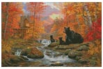 (image for) Mini Mountain Cabin - Cross Stitch Chart