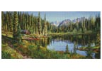 Mini Mountain Hideaway - Cross Stitch Chart (image for) Mini Mountain Hideaway - Cross Stitch Chart