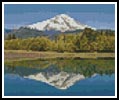 Mini Mount Baker - Cross Stitch Chart (image for) Mini Mount Baker - Cross Stitch Chart