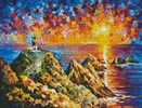 (image for) Mini on the Far Hills - Cross Stitch Chart