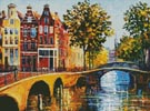 (image for) Mini The Gateway to Amsterdam - Cross Stitch Chart