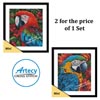 (image for) Mini Tropical Macaws Set - Cross Stitch Chart @