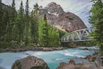 Mini Yoho Valley Road Bridge - Cross Stitch Chart (image for) Mini Yoho Valley Road Bridge - Cross Stitch Chart