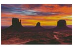 Monument Valley Sunset (Large) - Cross Stitch Chart (image for) Monument Valley Sunset (Large) - Cross Stitch Chart