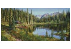 (image for) Mountain Hideaway (Large) - Cross Stitch Chart