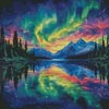 Northern Lights 1 - Cross Stitch Chart @ (image for) Northern Lights 1 - Cross Stitch Chart @