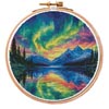 Northern Lights Hoop 1 - Cross Stitch Chart @ (image for) Northern Lights Hoop 1 - Cross Stitch Chart @