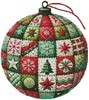 Patchwork Bauble 1 - Cross Stitch Chart @ (image for) Patchwork Bauble 1 - Cross Stitch Chart @