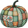 Patchwork Pumpkin 4 - Cross Stitch Chart @ (image for) Patchwork Pumpkin 4 - Cross Stitch Chart @