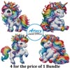 Rainbow Unicorns Bundle - Cross Stitch Chart @ (image for) Rainbow Unicorns Bundle - Cross Stitch Chart @