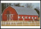(image for) Red Barn - Cross Stitch Chart