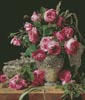 Roses Painting (Large) - Cross Stitch Chart (image for) Roses Painting (Large) - Cross Stitch Chart