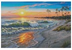 Setting Sun - Cross Stitch Chart (image for) Setting Sun - Cross Stitch Chart