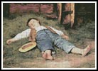 Sleeping Boy - Cross Stitch Chart (image for) Sleeping Boy - Cross Stitch Chart