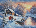 Snow River (Large) - Cross Stitch Chart (image for) Snow River (Large) - Cross Stitch Chart