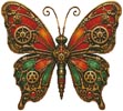 (image for) Steampunk Butterfly 2 - Cross Stitch Chart @