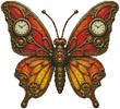 (image for) Steampunk Butterfly 4 - Cross Stitch Chart @