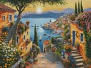 (image for) Steps to the Harbor (Large) - Cross Stitch Chart