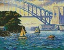 (image for) Sydney Harbour, Goat Island - Cross Stitch Chart