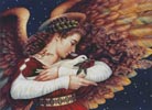 (image for) The Angel and the Dove (Large) - Cross Stitch Chart