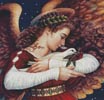 (image for) The Angel and the Dove (Large Crop) - Cross Stitch Chart
