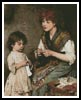 (image for) The Knitting Lesson - Cross Stitch Chart