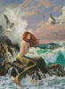 The Mermaid and the Ship (Crop) - Cross Stitch Chart (image for) The Mermaid and the Ship (Crop) - Cross Stitch Chart