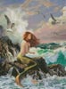 The Mermaid and the Ship (Large Crop) - Cross Stitch Chart (image for) The Mermaid and the Ship (Large Crop) - Cross Stitch Chart