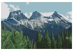 Three Sisters, Canmore (Large) - Cross Stitch Chart (image for) Three Sisters, Canmore (Large) - Cross Stitch Chart