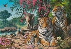(image for) Tiger Sanctuary - Cross Stitch Chart