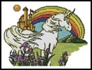 Unicorn Rainbow - Cross Stitch Chart (image for) Unicorn Rainbow - Cross Stitch Chart