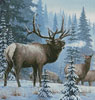 Winter Elk (Crop) - Cross Stitch Chart (image for) Winter Elk (Crop) - Cross Stitch Chart