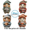 (image for) Winter Guinea Pigs Bundle - Cross Stitch Chart @
