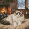 (image for) Winter Ragdoll - Cross Stitch Chart @