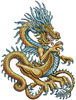 Yellow Dragon - Cross Stitch Chart (image for) Yellow Dragon - Cross Stitch Chart
