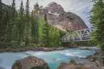Yoho Valley Road Bridge - Cross Stitch Chart (image for) Yoho Valley Road Bridge - Cross Stitch Chart